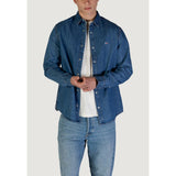 Tommy Hilfiger Jeans Blue Recycled Cotton Shirt