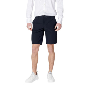 Armani Exchange Blue Polyamide Bermuda
