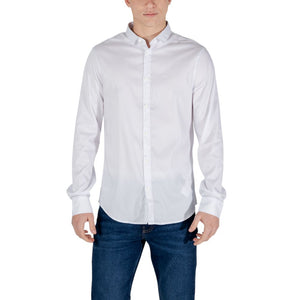 Armani Exchange White Lyocell Shirt