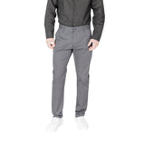 Armani Exchange Blue Cotton Skinny Pant
