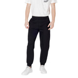 Armani Exchange Black Cotton Joggers Workout Pant