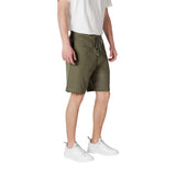 Replay Green Cotton Bermuda