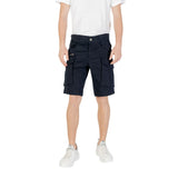 Replay Blue Cotton Bermuda