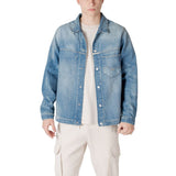 Replay Light Blue Cotton Shirt