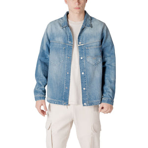 Replay Light Blue Cotton Shirt