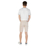 Jeckerson Beige Cotton Bermuda
