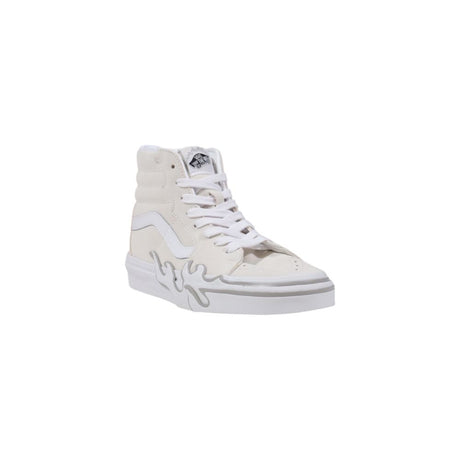 Vans White Suede Leather High Top Sneakers