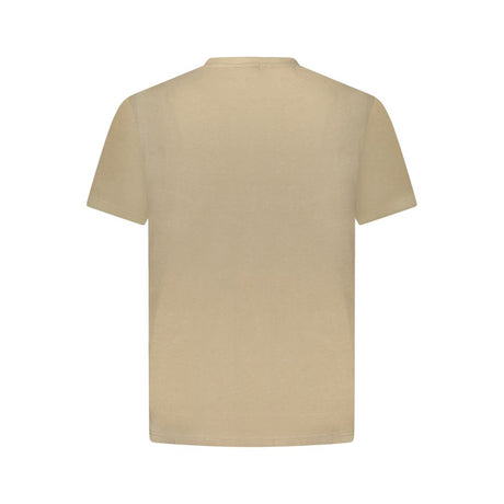 Napapijri Brown Cotton Men T-Shirt
