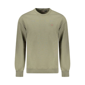 Napapijri Green Cotton Men Sweater