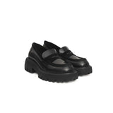 Cerruti 1881 Black Calfskin Women Loafer