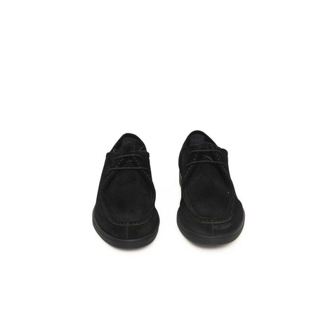 Cerruti 1881 Black Cowhide Men Derby Shoe