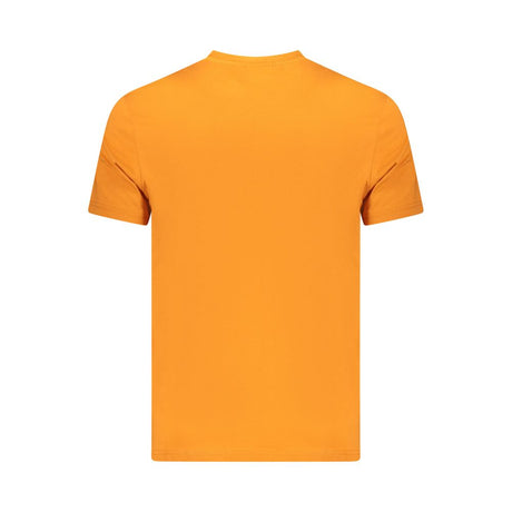 Napapijri Orange Cotton Men T-Shirt