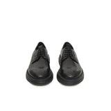 Cerruti 1881 Black Calfskin Men Derby Shoe