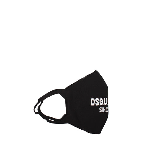Dsquared² Black Polipropilene Facemasks
