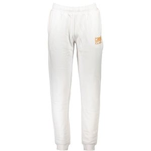 Cavalli Class White Cotton Pant
