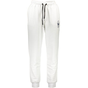 La Martina White Cotton Pant