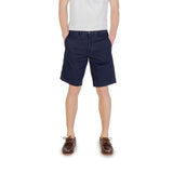 Borghese Blue Cotton Bermuda