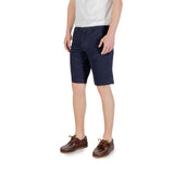 Borghese Blue Cotton Bermuda