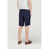 Borghese Blue Cotton Bermuda