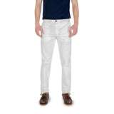 Borghese White Cotton Skinny Pant
