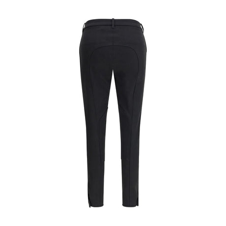 Burberry Black Cotton Casual Pants