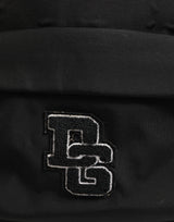Dolce & Gabbana Black Nylon DG Patch School Travel Backpack Borse Bag