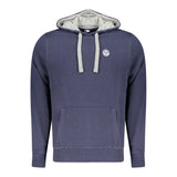 North Sails Blue Cotton Men's Hooded Sweatshirt