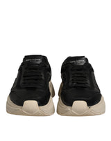 Dolce & Gabbana White Black Daymaster Low Top Sneakers Shoes
