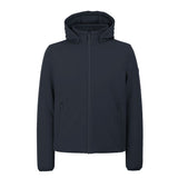Yes Zee Blue Nylon Jackets & Coat