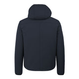 Yes Zee Blue Nylon Jackets & Coat