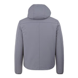Yes Zee Gray Nylon Jackets & Coat