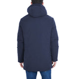 Yes Zee Blue Nylon Jackets & Coat