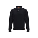 Cruna Knitted Long Sleeved Polo Shirt