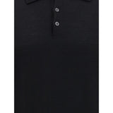 Cruna Knitted Long Sleeved Polo Shirt