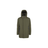 Yes Zee Green Nylon Jackets & Coat