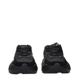 Balmain Black Leather Athletic Sneakers