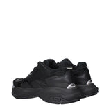 Versace Black Fabric Athletic Sneakers