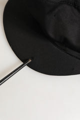 Dolce & Gabbana Black Cotton Stretch Newsboy Cloth Capello Hat