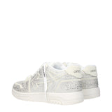 Off-White Beige Leather Low Tops
