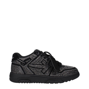 Off-White Black Leather Sneakers