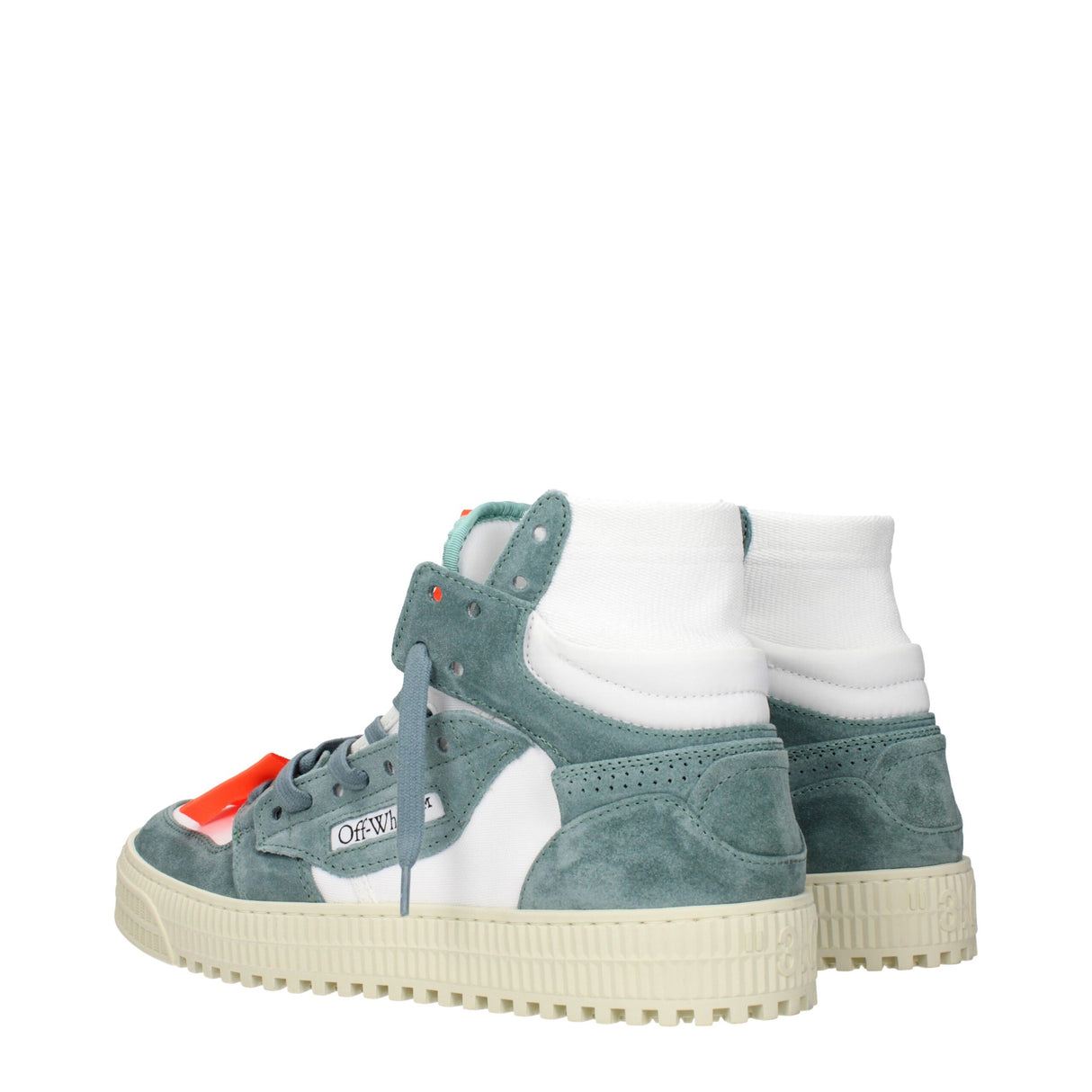 Off-White White Fabric High Tops