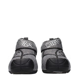 Off-White Black Cotton Sneakers