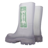 Off-White Transparent Pvc Ankle Boots