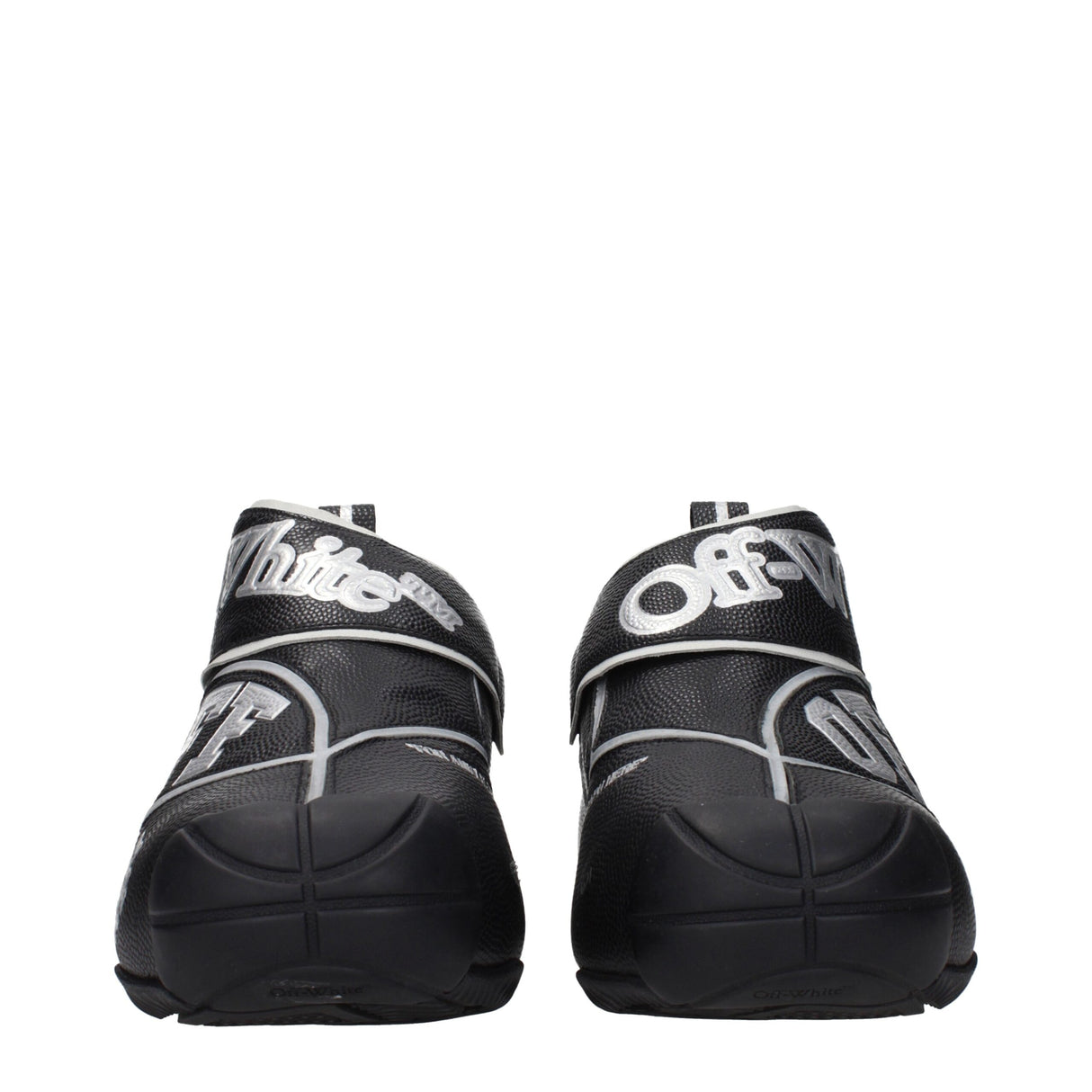 Off-White Black Leather High Tops