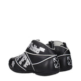 Off-White Black Leather High Tops
