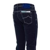 Jacob Cohen Blue Cotton Skinny Jeans