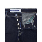 Jacob Cohen Blue Cotton Skinny Jeans