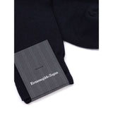 ZEGNA Navy Blue Wool Socks
