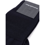 ZEGNA Navy Blue Wool Socks