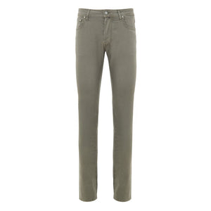 Jacob Cohen Gray Cotton Skinny Pant